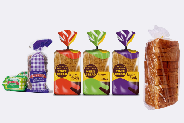 Printed Bread Packaging Bags